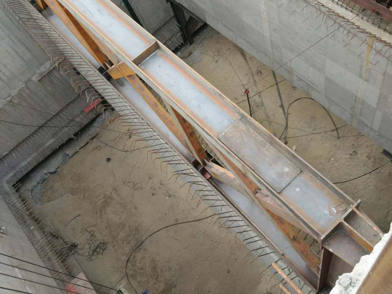河北安豐鋼鐵廠33x14.6X23提升泵站制作下沉
